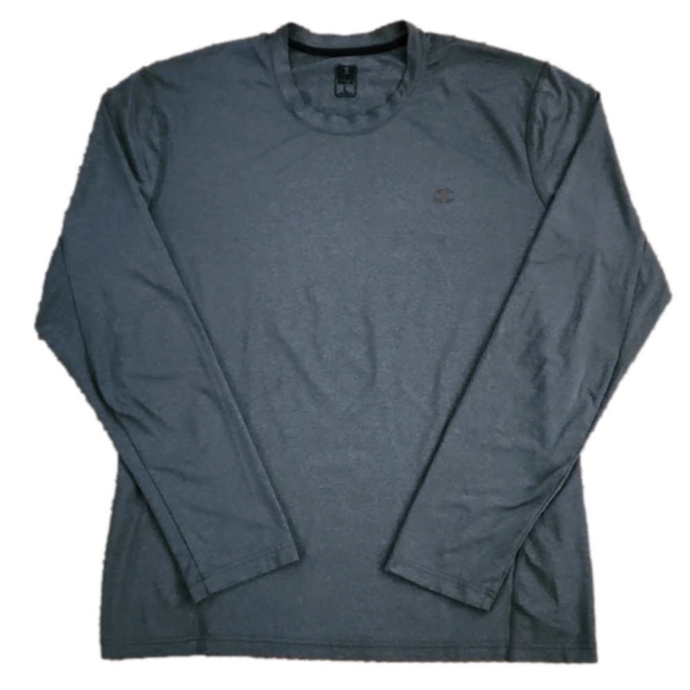 𝅺3/$20 Champion Gray Long Sleeve Workout Shirt